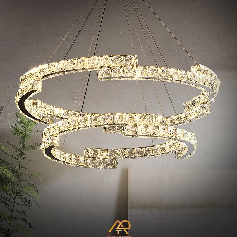 Đèn Thả Pha Lê Vòng Tròn Hiện Đại ART-4134 - Ảnh 3