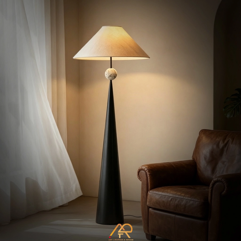Đèn Sàn Phòng Khách Chao Vải Cao Cấp ART-2094