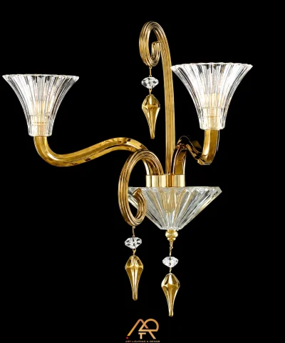 Đèn Tường Pha Lê Cổ Điển Tay Ba Cao Cấp ART-8104
