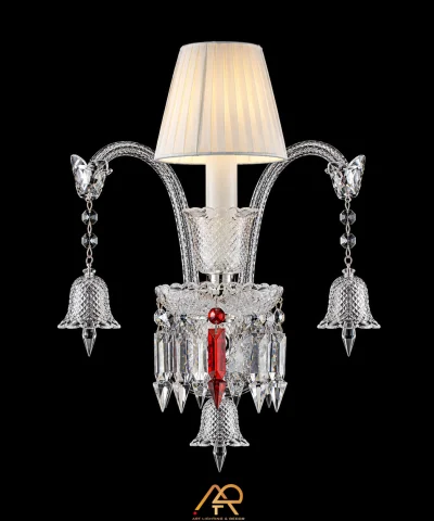 Đèn Tường Pha Lê Sắc Đỏ Hoàng Gia ART-8109