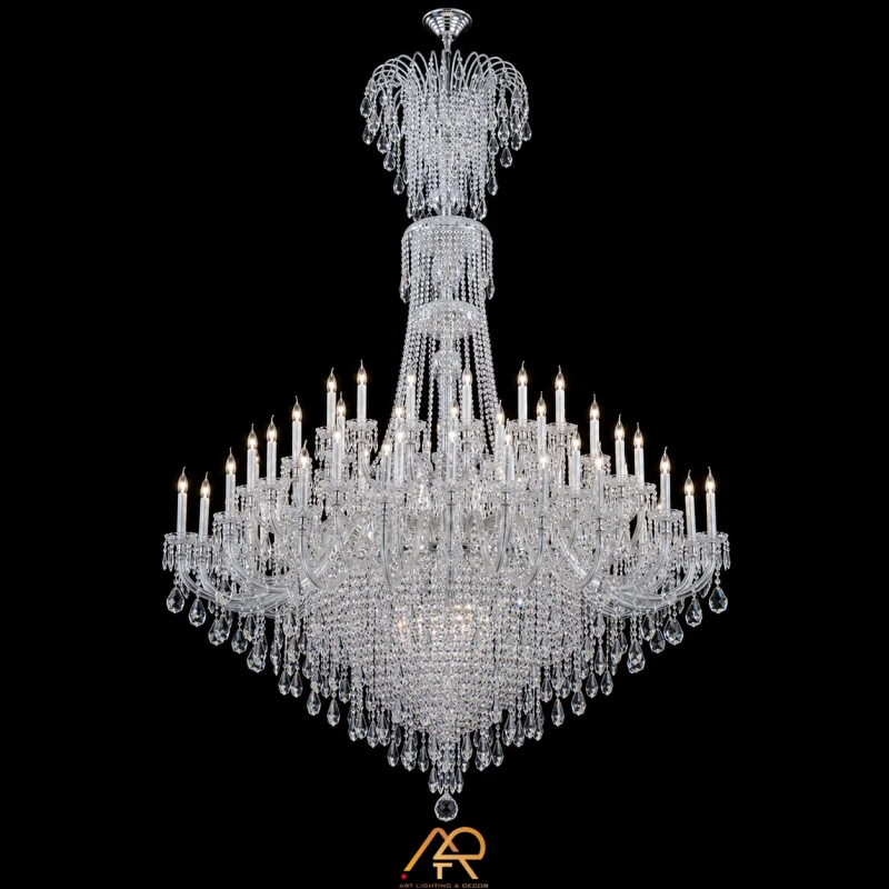 Đèn Chùm Thông Tầng Pha Lê Hoàng Gia Victoria ART-563