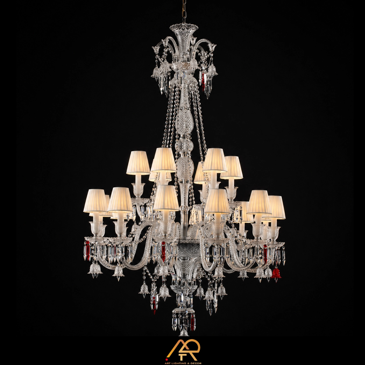 Đèn Chùm Thông Tầng Pha Lê Tân Cổ Điển ART-564