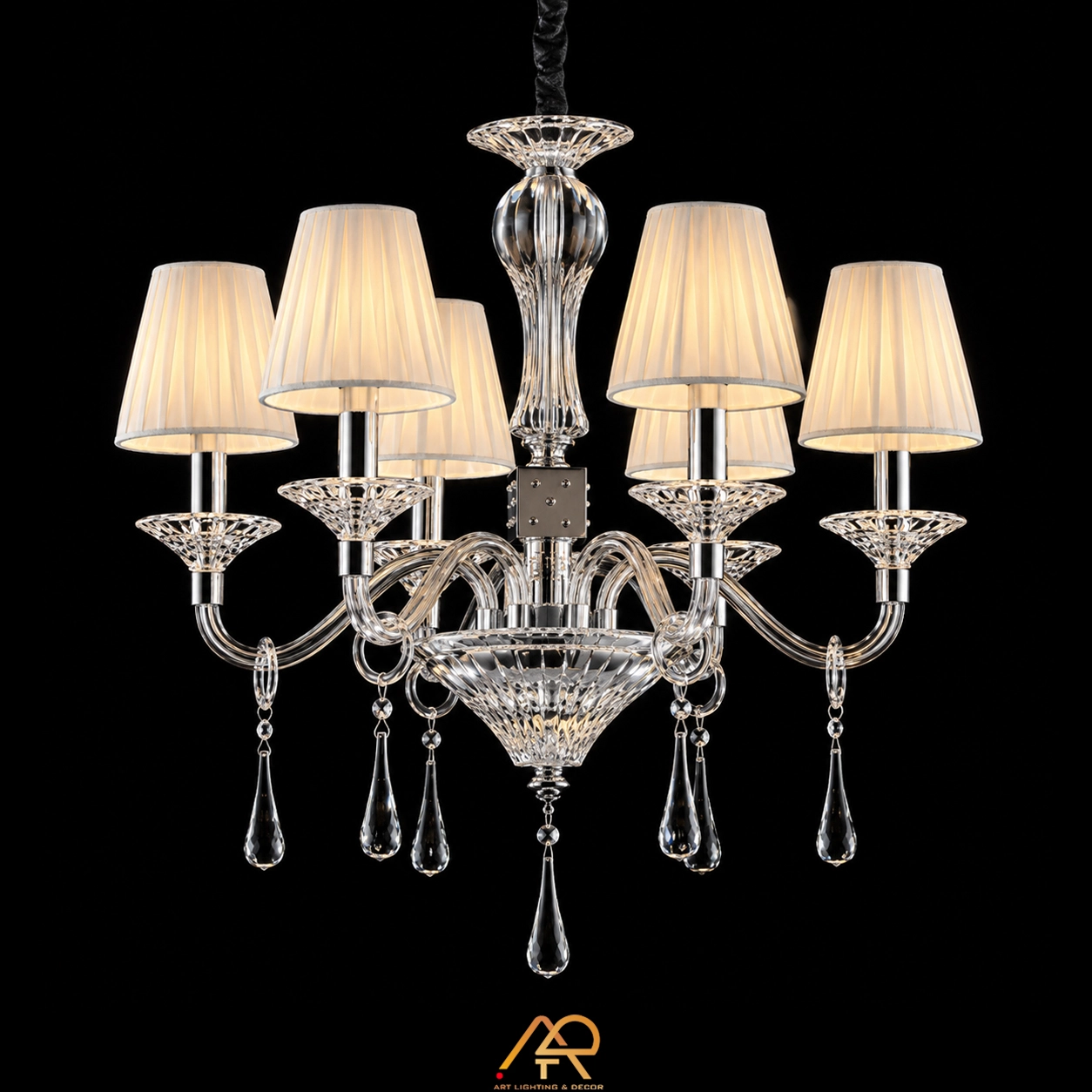 Đèn Chùm Pha Lê Tuyệt Tác Pháp Cổ Điển ART-7130 - Ảnh 4