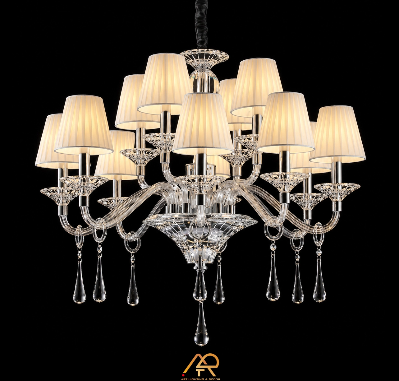 Đèn Chùm Pha Lê Tuyệt Tác Pháp Cổ Điển ART-7130