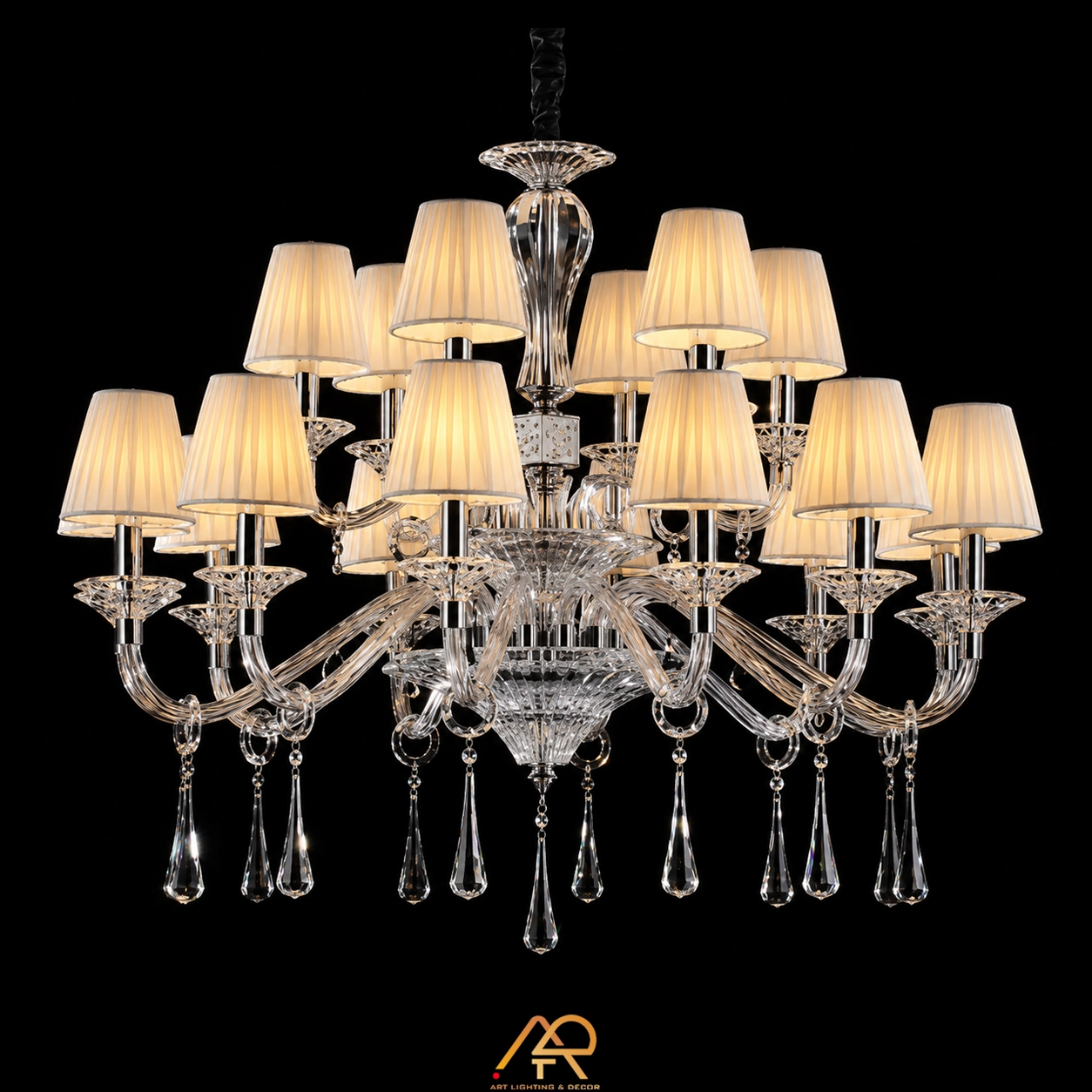 Đèn Chùm Pha Lê Tuyệt Tác Pháp Cổ Điển ART-7130 - Ảnh 3