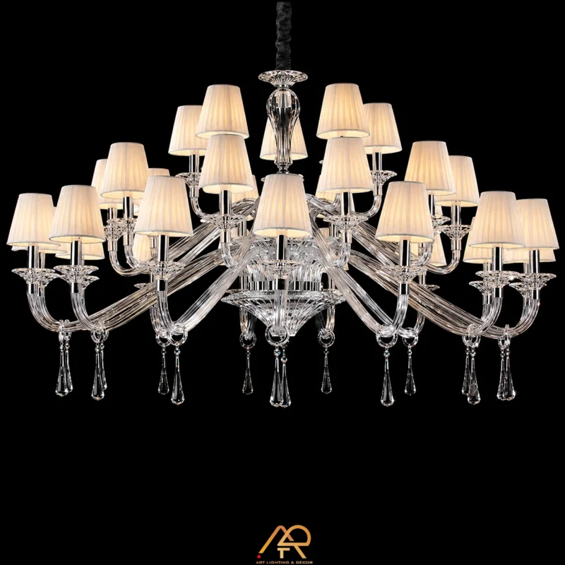 Đèn Chùm Pha Lê Tuyệt Tác Pháp Cổ Điển ART-7130 - Ảnh 2