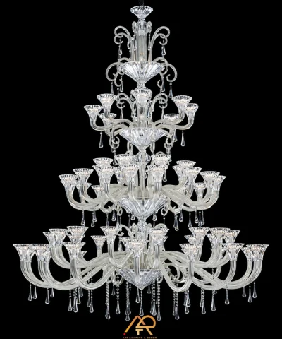Đèn Chùm Thông Tầng Pha Lê Cổ Điển Cao Cấp ART-566