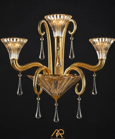 Đèn Tường Pha Lê Ba Tay Tân Cổ Điển ART-8117
