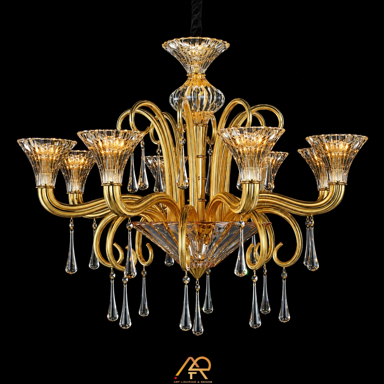 Đèn Chùm Pha Lê Hoàng Gia Luxury ART-7133 - Ảnh 2