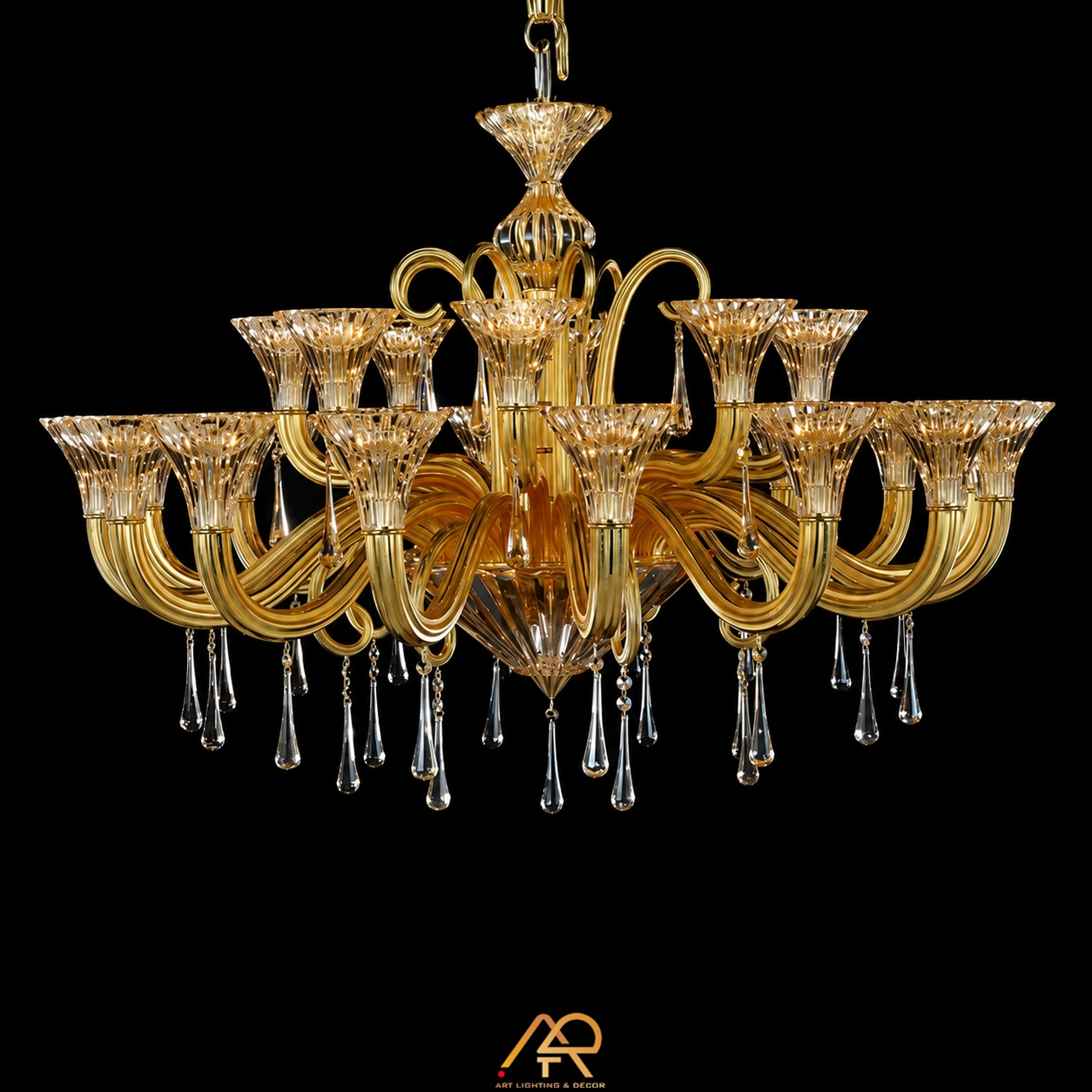 Đèn Chùm Pha Lê Hoàng Gia Luxury ART-7133 - Ảnh 4
