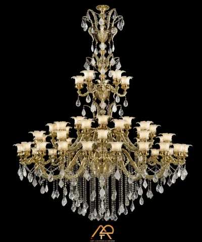Đèn Chùm Đồng Thông Tầng Đại Sảnh Cổ Điển ART-570