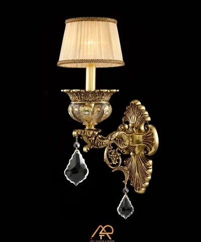 Đèn Tường Cổ Điển Chao Vải Hoàng Gia ART-8125