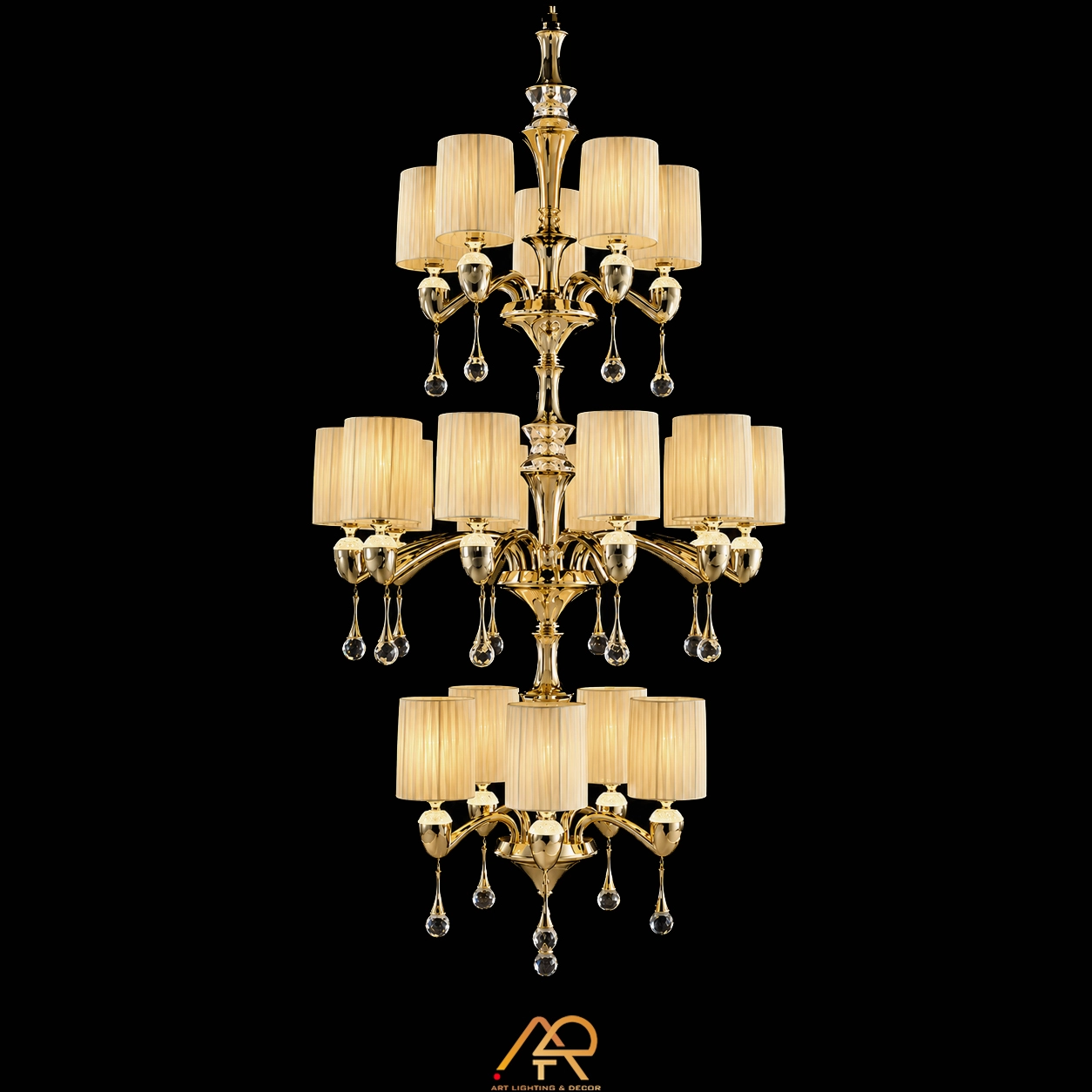 Đèn Chùm Thông Tầng Cổ Điển Châu Âu ART-577