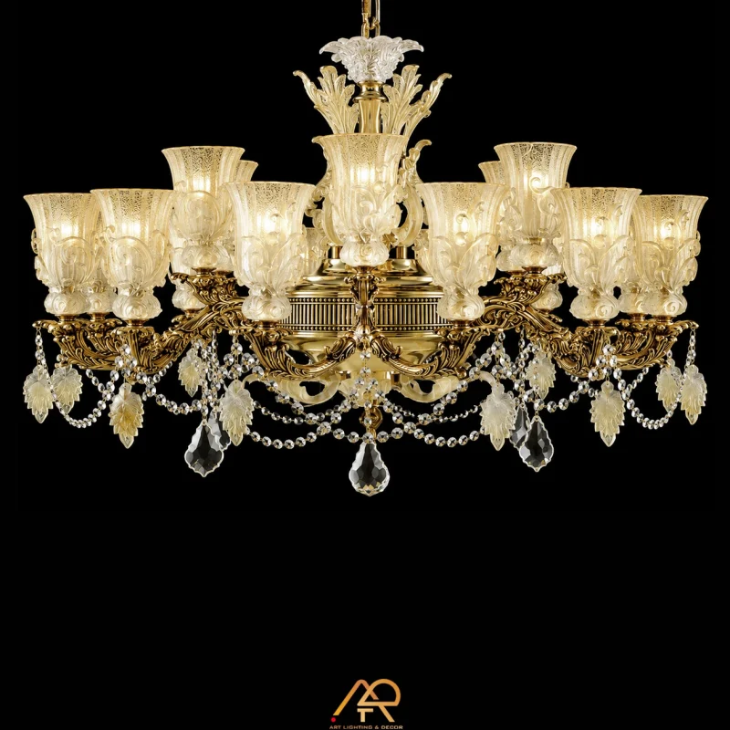 Đèn Chùm Tân Cổ Điển Pháp Luxury ART-7142 - Ảnh 2