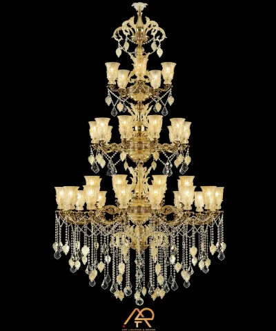 Đèn Chùm Thông Tầng Đại Sảnh Luxury ART-580