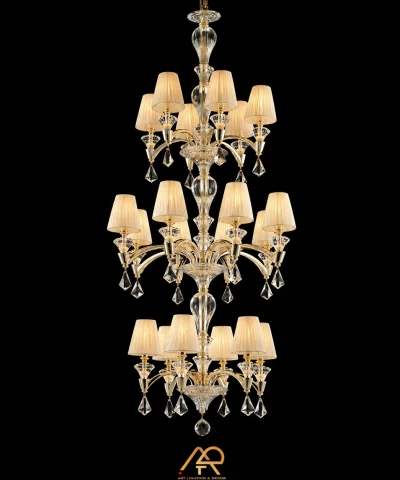 Đèn Chùm Thông Tầng Tân Cổ Điển Luxury ART-581