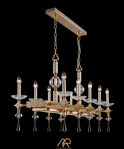 Đèn Thả Pha Lê Bàn Ăn Baccarat Cao Cấp ART-4140
