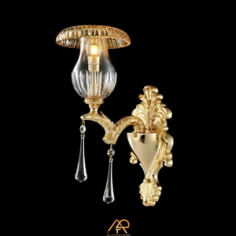 Đèn Tường Cổ Điển Cao Cấp Cho Khách Sạn - Ảnh 7 Đèn Tường Pha Lê Baccarat Cổ Điển ART-8141