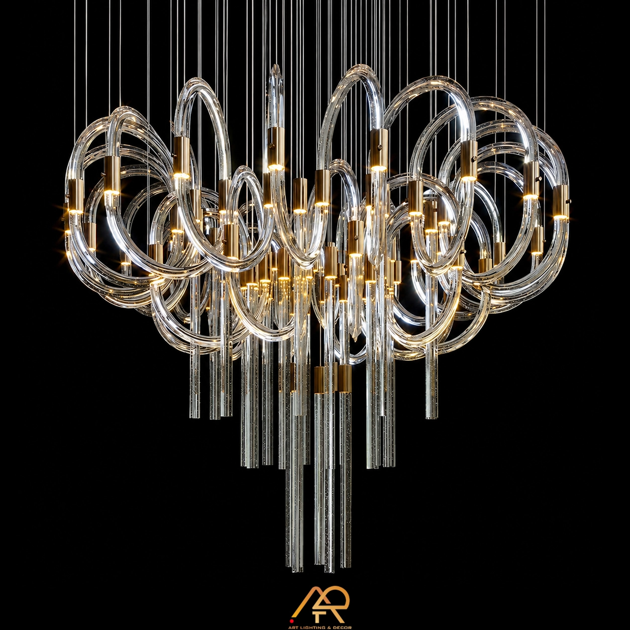 Đèn Chùm Pha Lê Hiện Đại Aura ART-7150