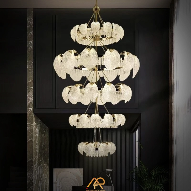 Đèn Thả Thông Tầng Pha Lê Cánh Hoa ART-587