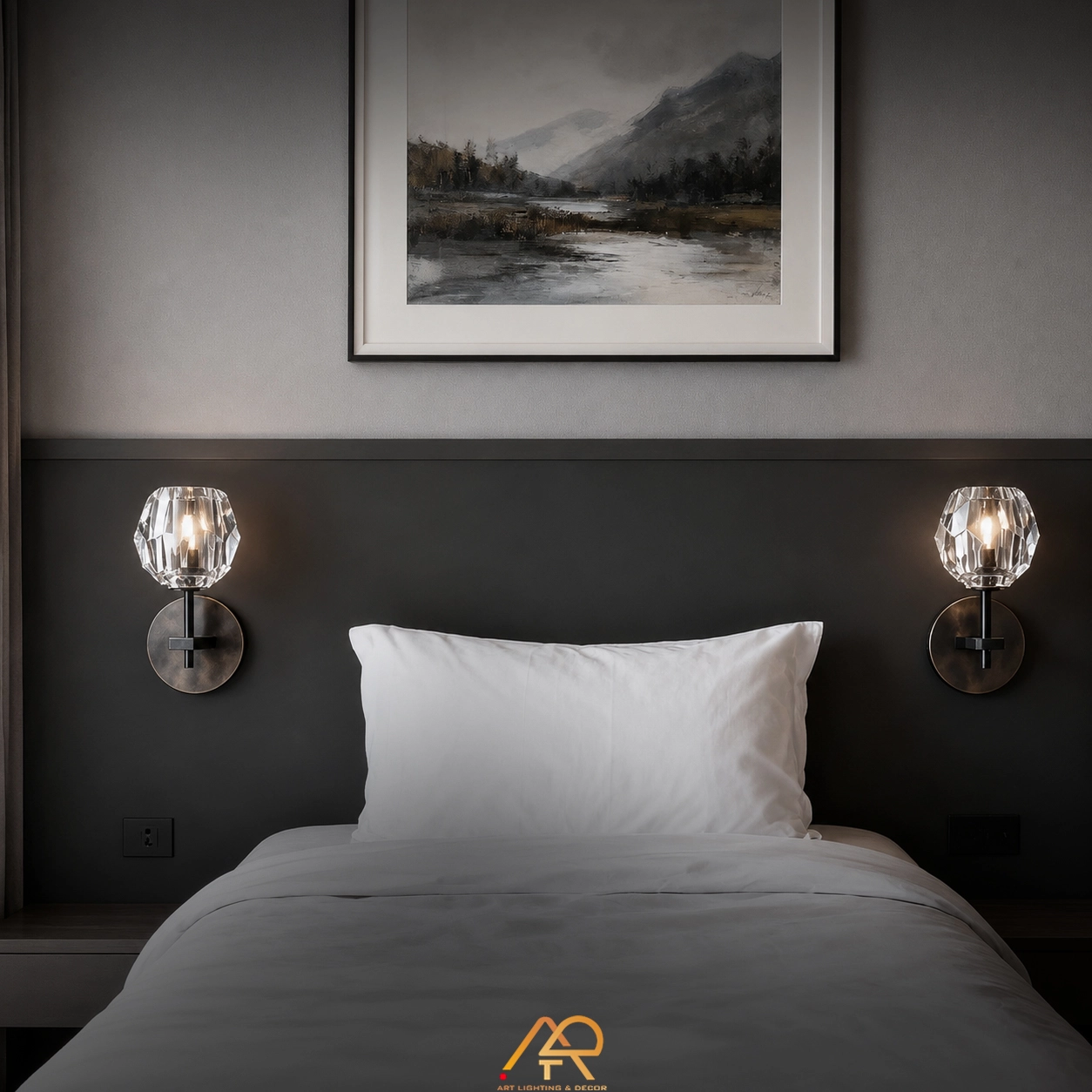 Đèn Tường Pha Lê Cầu Kim Cương ART-8143 - Ảnh 3