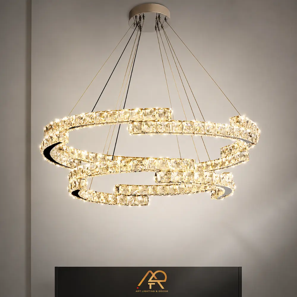 Đèn Thả Pha Lê Vòng Tròn Hiện Đại ART-4134 - Ảnh 2