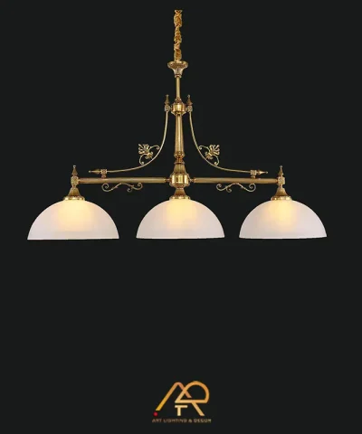 ĐÈN CHÙM ĐỒNG THAU PHONG CÁCH PHÁP VERSAILLES ART-7162