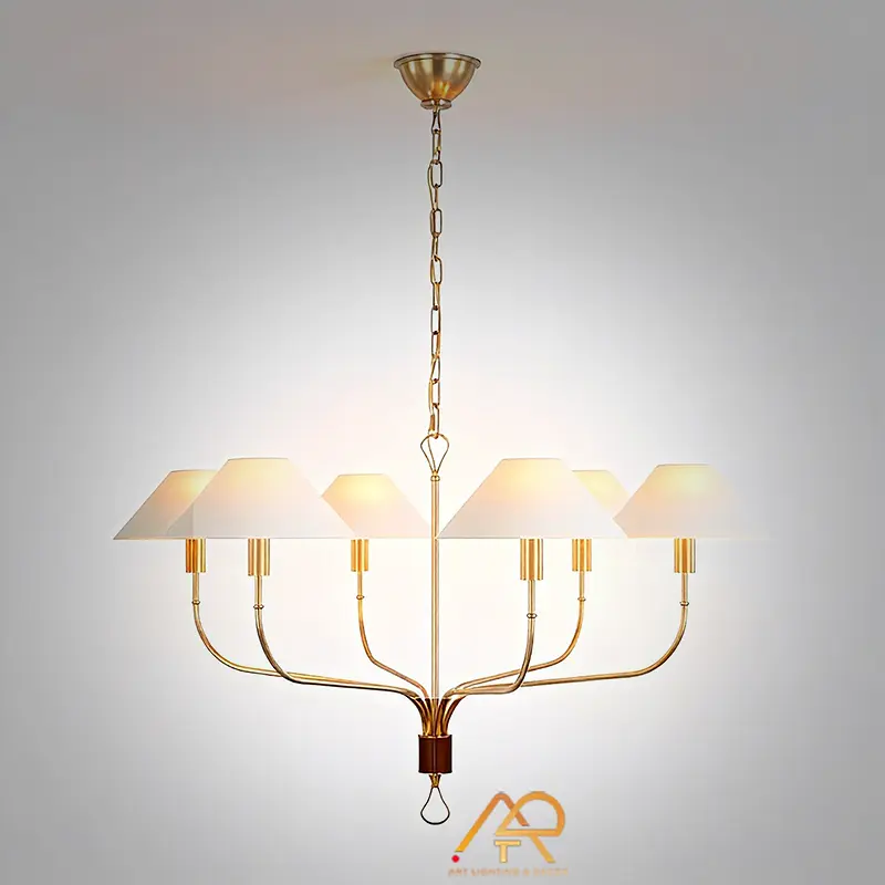 Đèn Chùm Thân Đồng Brass Verona ART-7163 - Ảnh 2