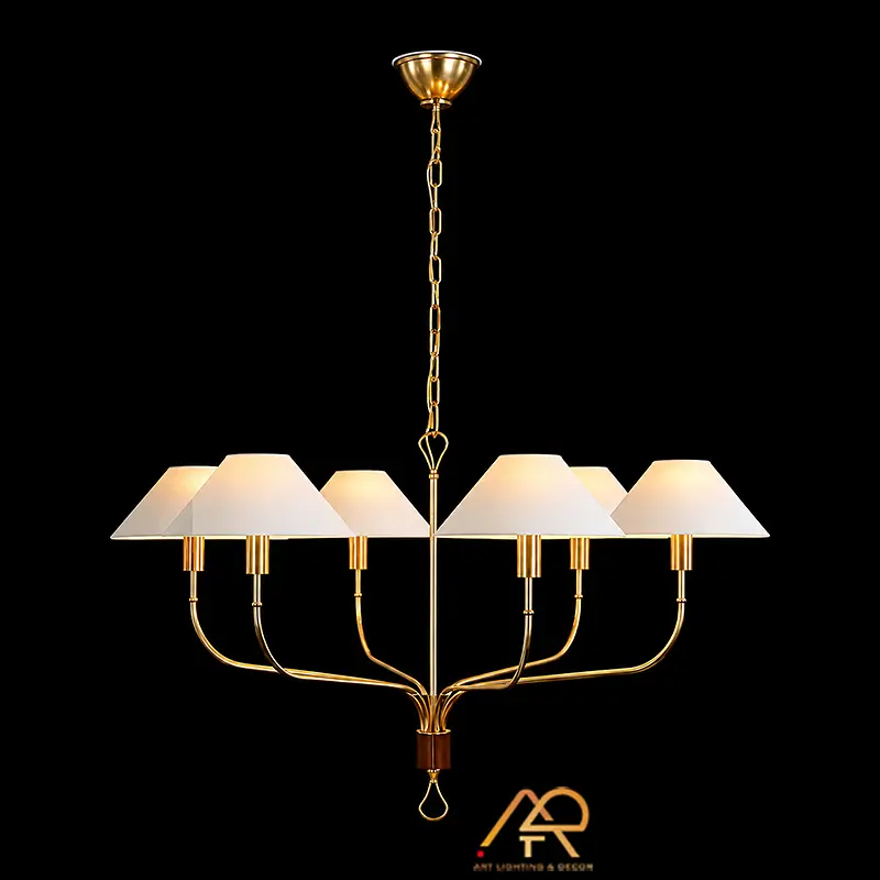 Đèn Chùm Thân Đồng Brass Verona ART-7163