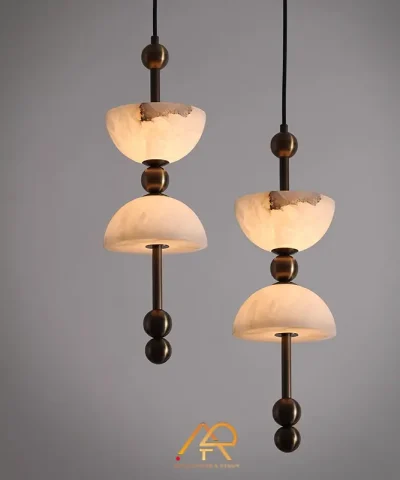 ĐÈN THẢ BẰNG ĐÁ CẨM THẠCH CAO CẤP ART-4152