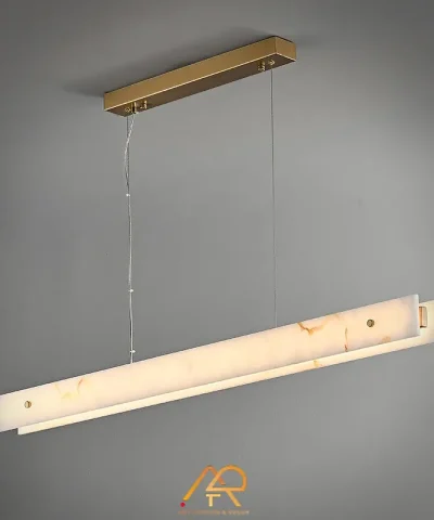 ĐÈN THẢ ĐÁ ALABASTER LINEAR GOLD ART-4155
