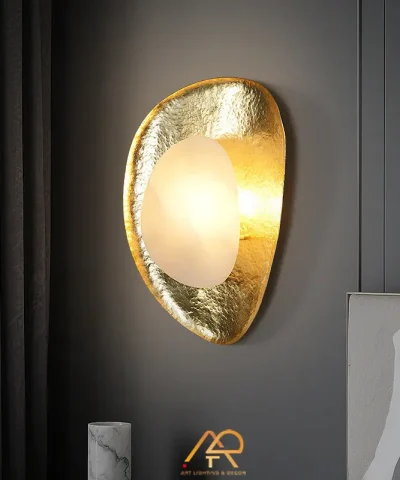 Đèn Tường Đồng Chao Đá Cẩm Thạch ART-8151