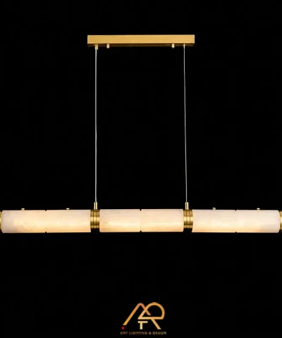 Đèn Thả Thân Đồng Chao Đá Alabaster Verona ART- 4162